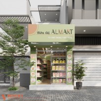 Thiết kế siêu thị mini Almart hiện đại – Hà Nội